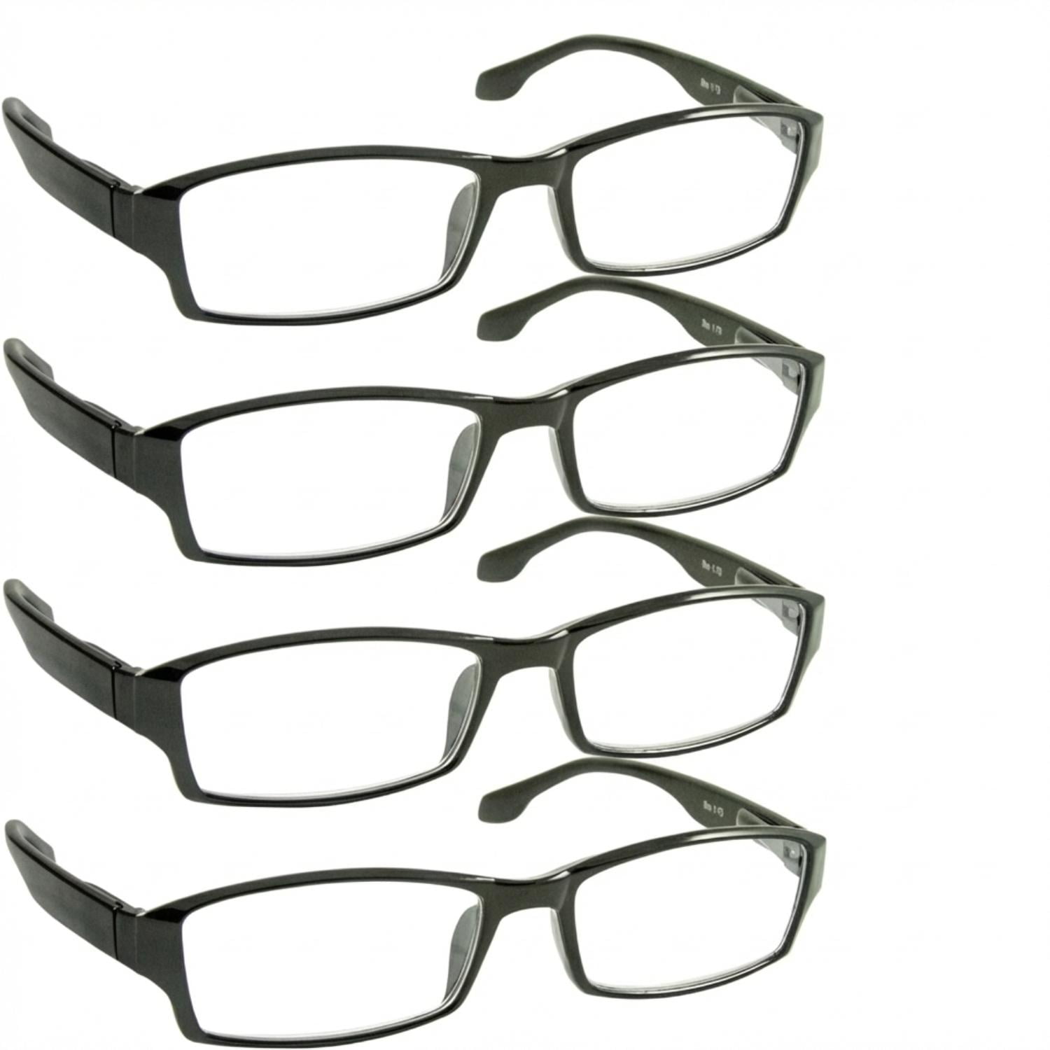 Reading Glasses 1.50 | Best 4 Pack of Readers for Men and Women | 180 Day Guarantee