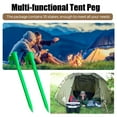 thumbnail image 3 of Shoreew 10Pcs Camping Tent Stake Heavy Duty Multi-functional Outdoor Garden Yard Patio Lawn Tarp Canopy Windproof Ground Spike Tent Peg, 3 of 7