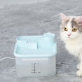 thumbnail image 3 of Fuente de agua para gatos de agua para gatos Tazón para beber automático interior silencioso Azul Zulema Bebedero para gatos, 3 of 8