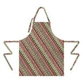 thumbnail image 2 of Red and Green Christmas Striped Apron-Garden Aprons for Women with Pockets-Cotton Linen Waterproof Kitchen Cooking Gardening Aprons Adjustable for Kitchen,Cooking,BBQ and Salon 32"x27", 2 of 7