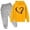j160-Yellow, variant on LIIPEE Autumn Winter Outfit Sets For Girls Heart Print Long Sleeve Oversized Pullover Hoodies Solid Color Sweatpants 2 Piece Set Kids Casual Comfortable Cute Outfits,5-6 Years