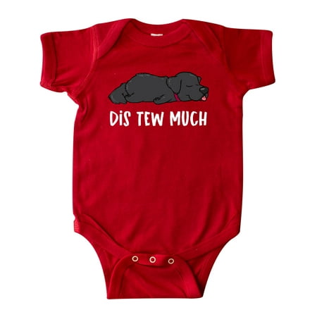 

Inktastic Napping Dis Tew Much Flat-Coated Retriever Gift Baby Boy or Baby Girl Bodysuit