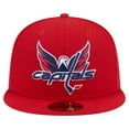 thumbnail image 2 of Men's New Era  Red Washington Capitals Deceptor 59FIFTY Fitted Hat, 2 of 5