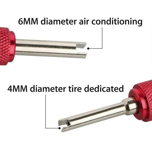 HVAC AC Schrader Valve Core Remover 2 Size Installer Tool for Automotive / Truck