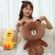 thumbnail image 2 of Line Friends-juguete de peluche de oso marrón, Cony, Kawaii, dibujos animados, decoración del hogar, pareja, muñeco de peluche, almohada, cumpleaños, Navidad, niña, regalos para niños Fivean unisex, 2 of 2