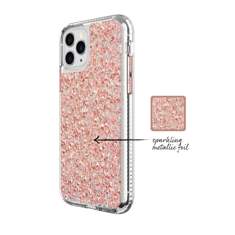 Protective And Pretty Fleck Pink Case Made For iPhone 11 Pro Max