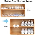thumbnail image 4 of HAHDAXIA Shoes Organizer for Closet, Shoe Rack Organizador De Zapatos for Closet Organization, Shoe Slots Organizer Shoe Storage Shoe Holder Space Saver for Entryway(36-Pack)(White), 4 of 7