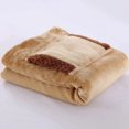 thumbnail image 1 of Manta Calefactora USB La Vida Bella 60x80cm Camello Púrpura, 1 of 4