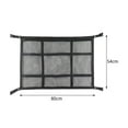 thumbnail image 5 of yotijar Car Ceiling Cargo Net Pocket Storing Tents Quilts Toys Sundries Droop Less Black, 5 of 5