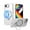 Clear, variant on Dteck for iPhone 16e Case 2025, Compatible with MagSafe, Built-in Rotatable Ring Holder Matte Lightweight Military Grade Protection Shockproof Phone Case for iPhone 16e 6.1",Clear