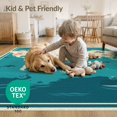 thumbnail image 4 of ODIKA 9'x12' Washable Area Rug Low Pile, Flatwoven, Large Storytelling Map Explorer Is Featuring Whales Dolphins for Great Room, Indoor Concept, Living, 4 of 7