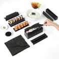 thumbnail image 2 of Sushi Maker Kit, 10 pcs complete sushi making kit, 4 forms DIY sushi making set with high quality sushi knife, perfect for sushi DIY also as a gift -, 2 of 5