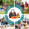 thumbnail image 6 of FORMRS Insulated Lunch Bag for Work School Unisex Large Capacity Cooler with Shoulder Strap, Mountains at Dawn, 6 of 6