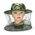 thumbnail image 1 of Flmtop Insect Mosquito Net Mesh Cap Face Protector Outdoor Fishing Hunting Camping Hat, 1 of 9