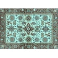 thumbnail image 1 of Ahgly Company Indoor Rectangle Oriental Light Blue Traditional Area Rugs, 5' x 8', 1 of 4
