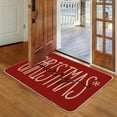 thumbnail image 4 of Red Kitchen Rug Set of 2, Merry Christmas Kitchen Floor Mat with Snowflake Xmas Trees Pattern, Front Door Mat, Bedroom Rug, Bath Rugs, Christmas Decorations, Home Decor, 4 of 7