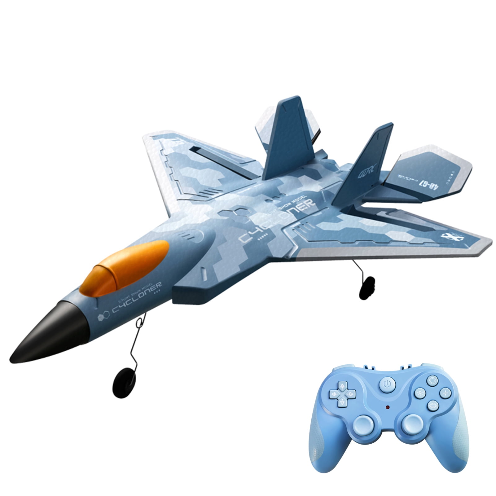 Remote intelligent device Plane Aircraft Huiop 2.4 Remote Airplane Remote Remote Toy Aircraft Remote Plane 3 Channel Airplane Huiop Stunt Roll 6 Kids Remote Aircraft Remote Planewith Led With Walmart....