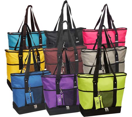 Deluxe Shopping Tote 16.5x 14x 7 