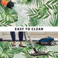 thumbnail image 5 of Tropical Palm Leaves Outdoor Rug for Patio/Deck/Porch, Non-Slip Large Area Rug 5 x 8 Ft, Green Monstera Leaf Plants Summer Beige Indoor Outdoor Rugs Washable Area Rugs, Camping Rug Carpet Runner, 5 of 8
