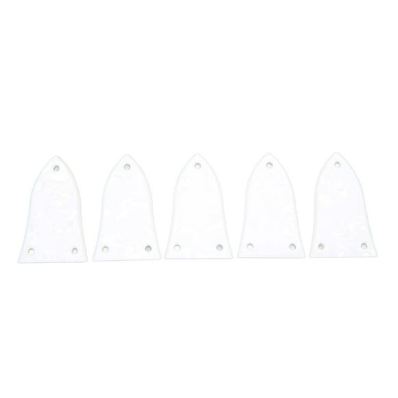 Guitar Accessories,5Pcs White Guitar Truss Guitar Truss Rod Cover Plate Hole Truss Rod Cover Kit Precision Engineered