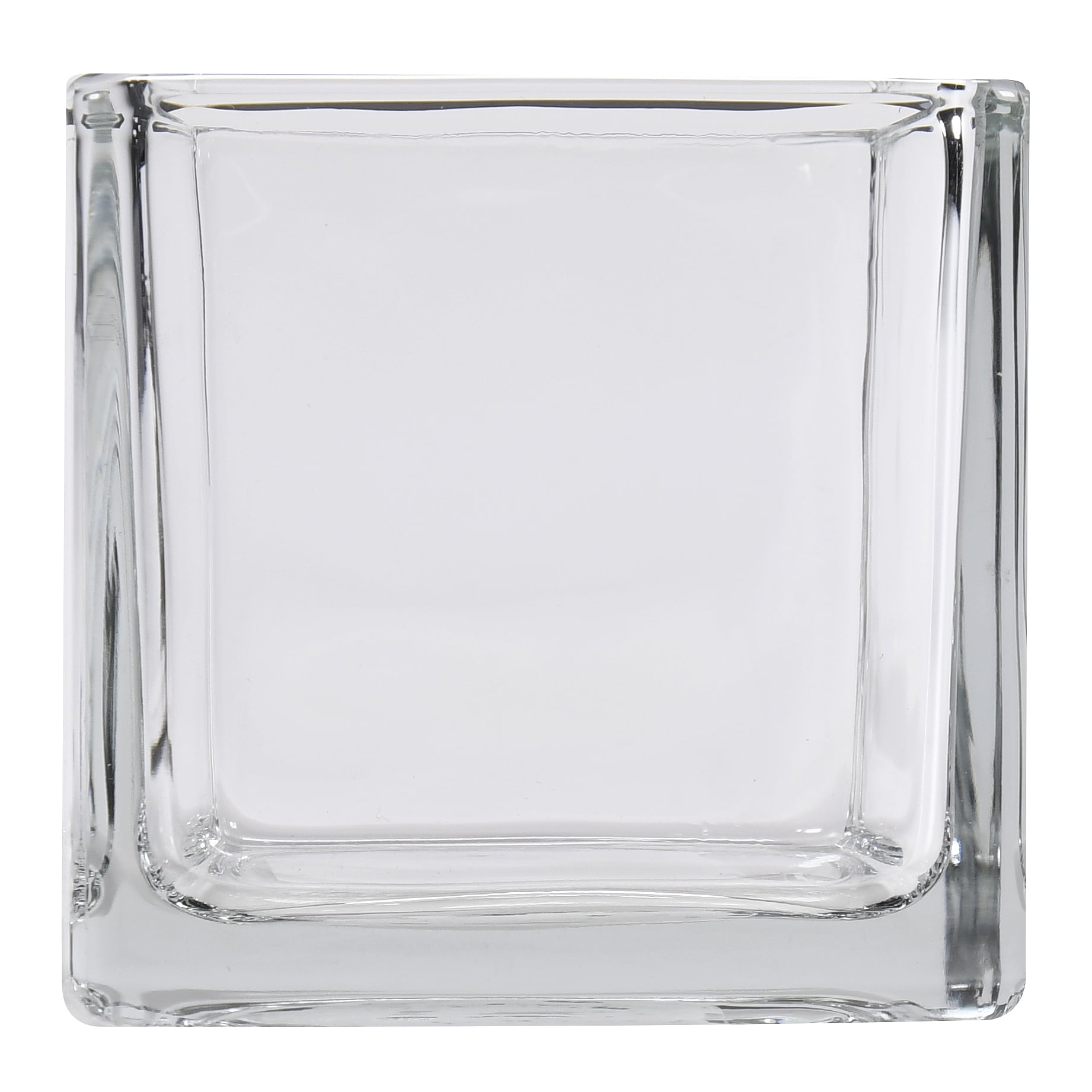 Better Homes & Gardens Glass Square 4' Square Candle Holder