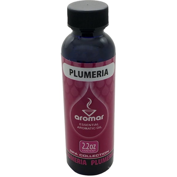 Aromar Essential Fragrance Oils 65 ml Bottle Premium Aromatherapy Oil USA Made, Plumeria