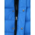 thumbnail image 4 of KVE Boy's Hooded Winter Coat Warm Puffer Jacket Thicken Quilted Coat with Removable Hood Sapphire Blue 8, 4 of 8