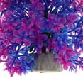 thumbnail image 7 of Unique Bargains 1 Pc Fish Tank Plants Decorations Artificial Aquarium Grass Ball Purple Blue 3.74x3.74 Inch, 7 of 7