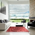 thumbnail image 7 of Ahgly Company Machine Washable Indoor Rectangle Transitional Red Area Rugs, 3' x 5', 7 of 7