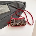 thumbnail image 4 of Bolso Hombro Mujeres Y2K Bow Leopardo Impresión Averstal Bag Landy () Rojo, 4 of 9