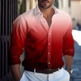 thumbnail image 5 of Camisa casual para hombre serie rojo blanco negro nuevo diseñador ropa casual suave cómoda moda otoño e invierno S-5XL, 5 of 5