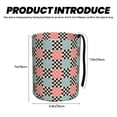 thumbnail image 3 of Honeii Colorful Checkered Print Waterproof Car Trash Can,Waterproof Portable Collapsible Trash Can,Garbage Container fits Most Cars,SUVs,and Trucks, 3 of 7