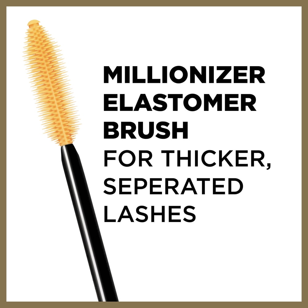 L'Oreal Paris Voluminous Million Lashes Mascara, Black, 0.3 fl. oz.