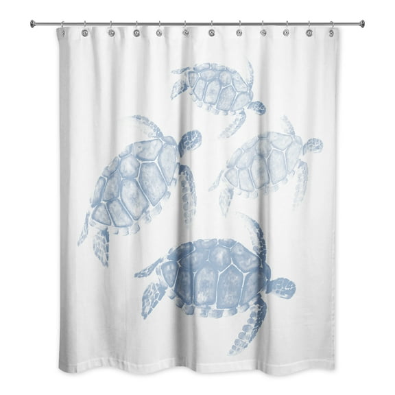 Creative Products Sea Turtle Team 1 71x74 Shower Curtain
