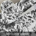 thumbnail image 7 of Grey Botanical Body Pillow Cover 20 x 54 Inch Decorative Pillow Cover Dragonfly Flower Leaf Retro Ink Style Lumbar Pillowcase Seasonal Rectangle Cushion Case for Couch Sofa Bed Living Room, 7 of 7