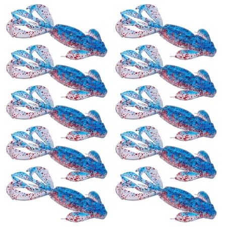 10PCS Realistic Shrimp Lures Flexible Construction Rhythm Meditative Scintillate For Attraction