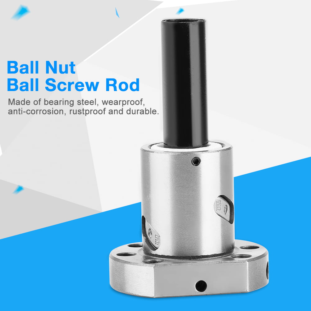 Tiamu 2Pc High Strength SFU1605 Ball Screw Nut 16mm Ball Screw Steel RM1605 Nut for 1605 Nut Housing