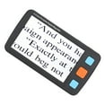 thumbnail image 1 of Electronic Visual Aid,5 Inch LCD Low Electronic Reading Aid Digital Magnifier Reading Aid High Capacity, 1 of 9