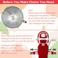 thumbnail image 5 of Stainless Steel Bowl for KitchenAid 4.5-6QT Stand Mixer Bowl with Handle Fits K45SS,KV25, KP25, 5 of 7