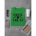 thumbnail image 3 of Trick Or Treat Halloween Quote. T-Shirt Men -Image by Shutterstock, Male x-Large, 3 of 4