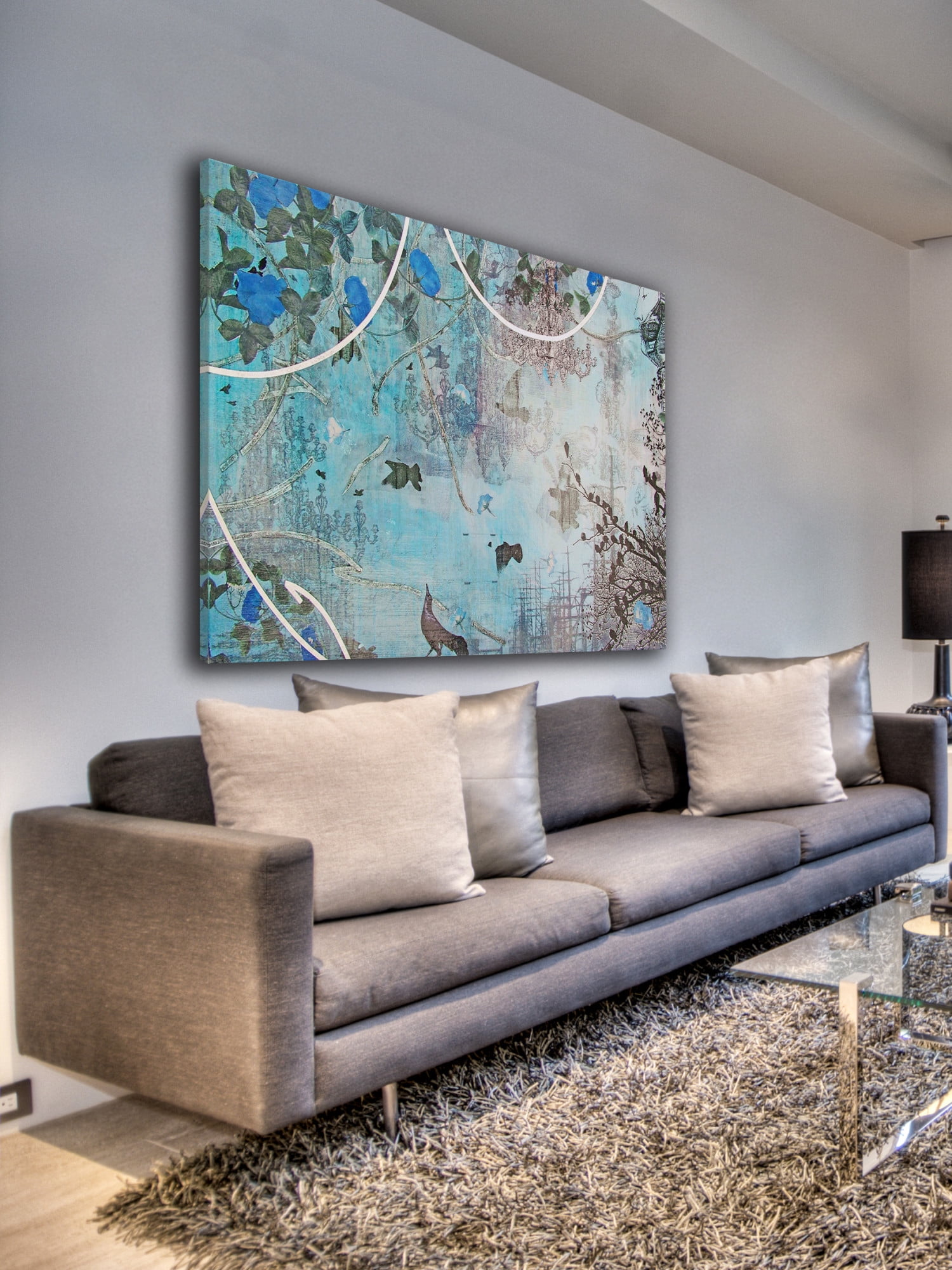 Marmont Hill "Somniloquy" by Tracy Silva Barbosa Painting Print on Canvas