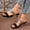 Black, variant on WILLBEST Slippers for Women Cute Women's Summer Fashion Suede Open Toe One Word Sandal Slippers Low Heel Fine Heel Casual Comfortable Slippers