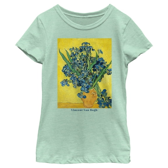 Girl's Lost Gods Van Gogh Irises Graphic T-Shirt