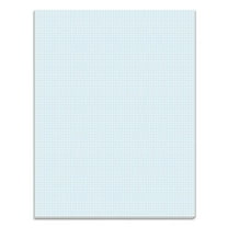 TOPS Products Quad Rule Quadrille Pads, 8.5 x 11 in, White, 50 Pages