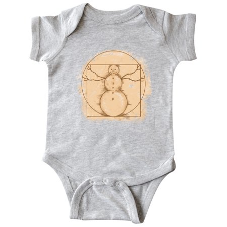 

Inktastic Da Vinci s Snowman Gift Baby Boy or Baby Girl Bodysuit