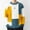 Green 2, variant on HaoXianJian Mens Stand Collar & Crew Neck Pullover Sweater Cable Knitted Chunky Winter Fashion Color Block Twisted Thermal Sweaters