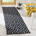 thumbnail image 3 of SAFAVIEH Montauk Raeyln Geometric Cotton Area Rug, Black/Ivory, 4' x 6', 3 of 10