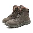 thumbnail image 2 of NOKIO Men'S Cozy High-Top Fleece-Lined Snow Boots Men'S Padded Anti-Skid Winter Boots Warm And Snow Boots Fashion In Cold Men'S Snowstorm-Resistant Casual Shoes, 2 of 4