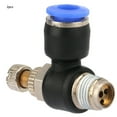 thumbnail image 3 of SL6-01 Air Flow Speed Control Valve & Pneumatic Tube Fitting Regulator, 2Pcs High Precision Adjustable Air Pressure Connector for Quick Connect Air Systems, 3 of 9
