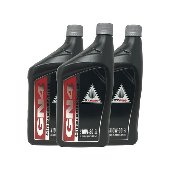 Honda Genuine OEM GN4 Motorcycle 10W-30 Oil 08C35-A131M02 - 3 Pack
